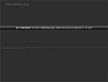Tablet Screenshot of dancebook.org